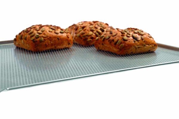 Bartscher Lochblech Backblech Backofenrost 433 x 333 mm Silber NEU – Bild 3