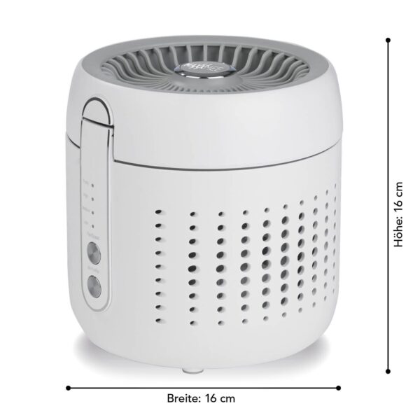 MAXXMEE Luftreiniger Ventilator 2-in-1 HEPA-Filter 3 Ventilationsstufen Weiss – Bild 9