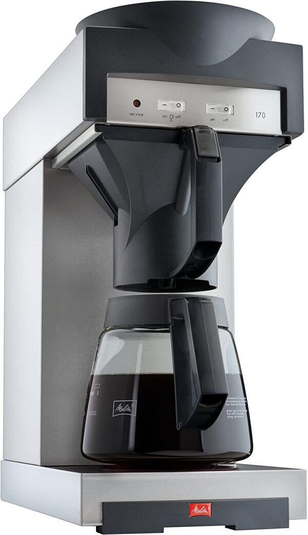 Melitta Filter-Kaffeemaschine aus Edelstahl inkl. 1,8 Liter Glaskanne NEU – Bild 4