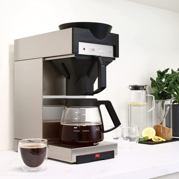 Melitta Filter-Kaffeemaschine aus Edelstahl inkl. 1,8 Liter Glaskanne NEU – Bild 5