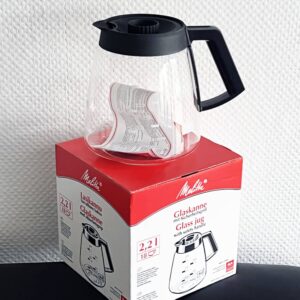 Melitta Glas-Kanne Ersatz-Kaffee-Kanne aus Glas 2,2 Liter NEU
