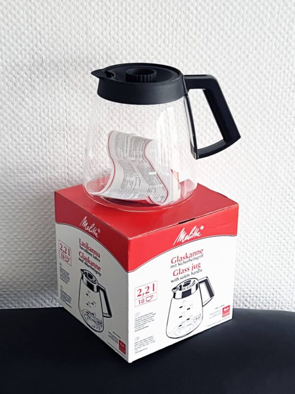 Melitta Glas-Kanne Ersatz-Kaffee-Kanne aus Glas 2,2 Liter NEU