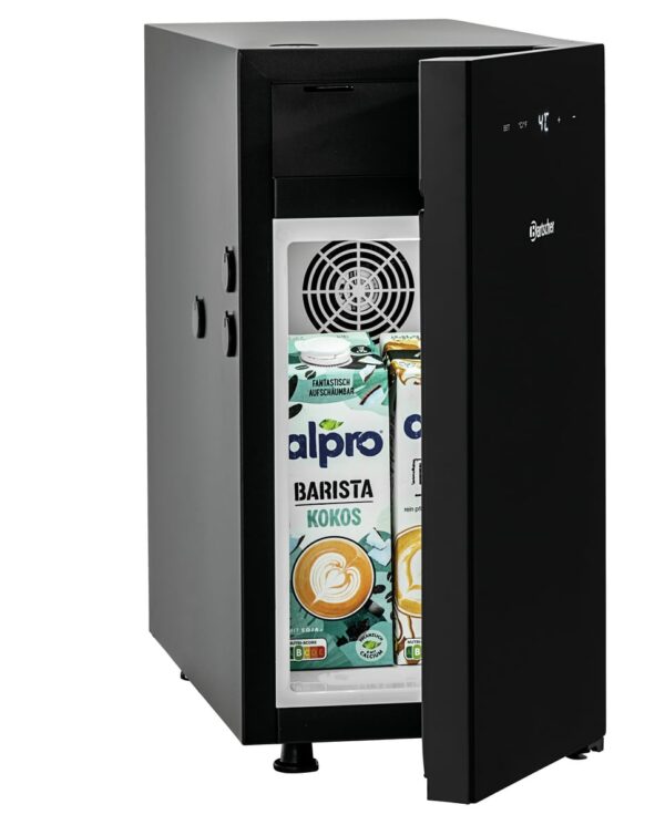 Bartscher Milch-Kühlschrank für Kaffeevollautomat 9 Liter Schwarz NEU