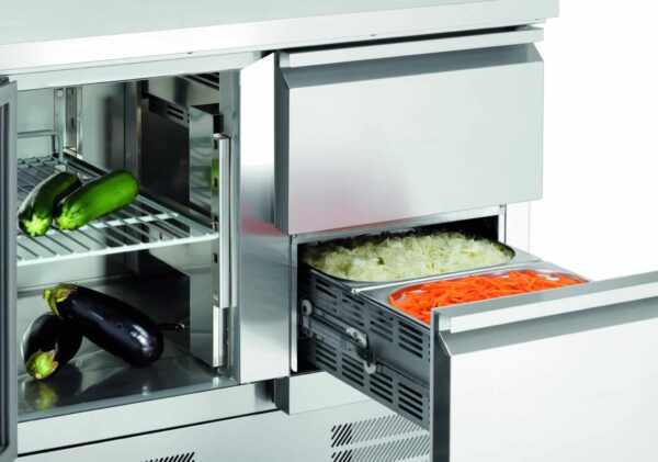 Bartscher Mini-Kühltisch 900T1S2 – Bild 3