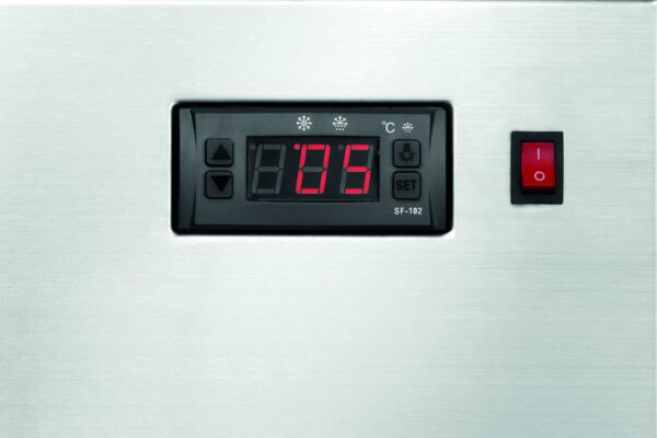 Bartscher Mini-Kühlvitrine 78L, Edelstahl – Bild 5