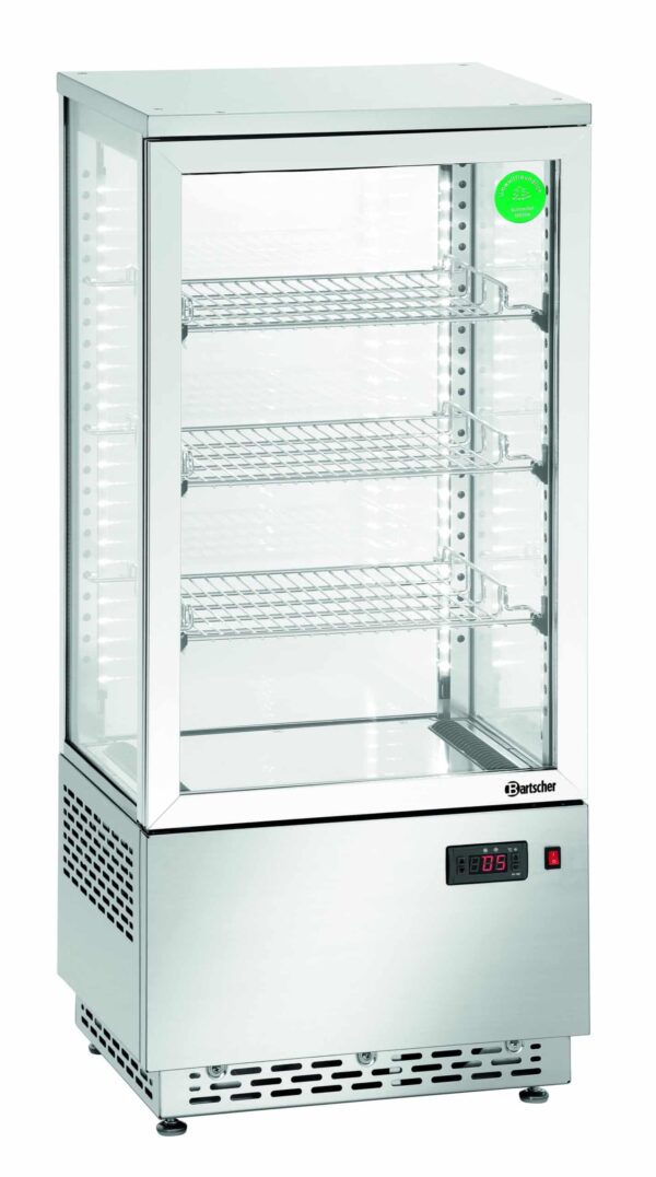 Bartscher Mini-Kühlvitrine 78L, Edelstahl – Bild 6