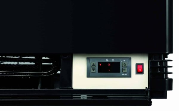 Bartscher Mini-Kühlvitrine 78L, schwarz – Bild 4