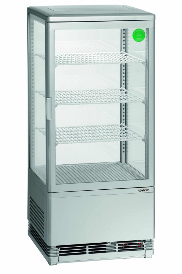 Bartscher Mini-Kühlvitrine 78L, silber – Bild 5