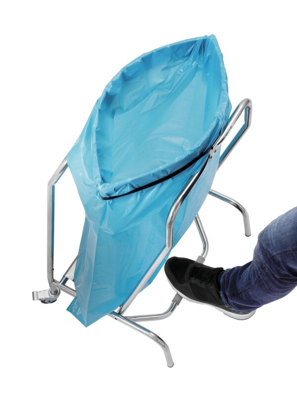 Hendi Müllsack-Halter Müllbeutel-Ständer aus Edelstahl Restmüll 120 Liter NEU – Bild 8