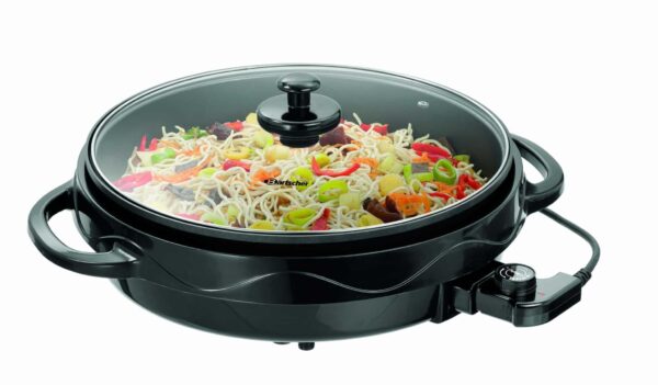 Bartscher Multipfanne Elektro-Pfanne mit Glasdeckel Rund Ø 37 cm 7 Liter NEU – Bild 3