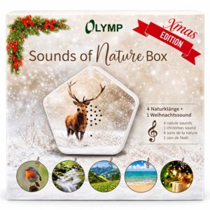 OLYMP Sounds of Nature Box Xmas Edition – 4 Naturklänge + Weihnachtssound NEU