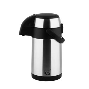 3 Liter Thermo-Pumpkanne Thermoskanne Pump-Isolierkanne aus Edelstahl NEU