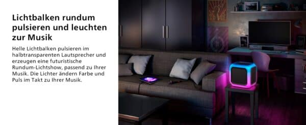 Philips Bluetooth-Party-Box Akku Speaker Lautsprecher Subwoofer NEU – Bild 8