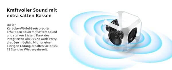 Philips Bluetooth-Party-Box Akku Speaker Lautsprecher Subwoofer NEU – Bild 9
