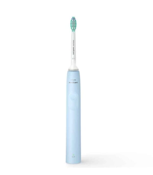 Philips Schallzahnbürste Zahnbürste Elektro Sonicare 2100 Daily-Clean Weiß Blau – Bild 2