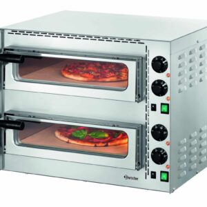 Bartscher Pizza-Backofen aus Edelstahl Mini Plus 2 230V 400°C NEU