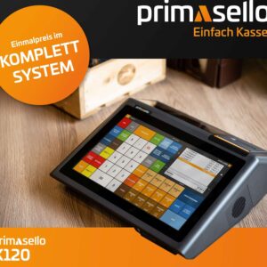 Primasello Registrierkasse Kassensystem inkl. TSE Lizenz 3 Jahre Schwarz NEU