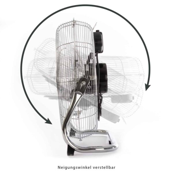 Proficare Windmaschine Bodenventilator Metal Retro-Design Ø 40 cm NEU – Bild 4