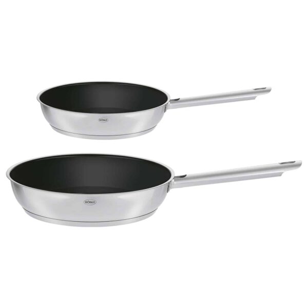 Rösle Bratpfanne Edelstahl Pfannen-Set Keramik Elegance 2-tlg. Ø 20 cm 28 cm NEU