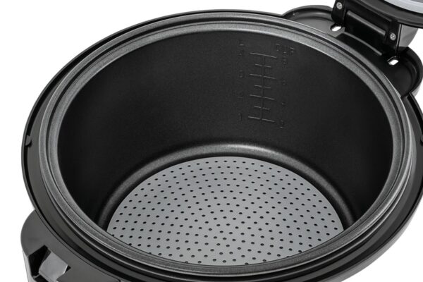 Bartscher Reiskocher Garer aus Edelstahl 25 - 30 Portionen 6 Liter Silber NEU – Bild 5