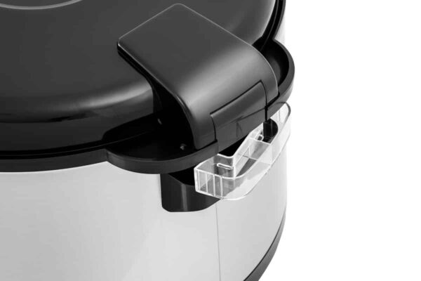 Bartscher Reiskocher Garer aus Edelstahl 25 - 30 Portionen 6 Liter Silber NEU – Bild 6