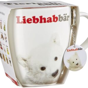 Ritzenhoff Eis-Bär-Tasse Kaffee-Becher Tee-Tasse Jumbo-Becher 600ml Weiss NEU