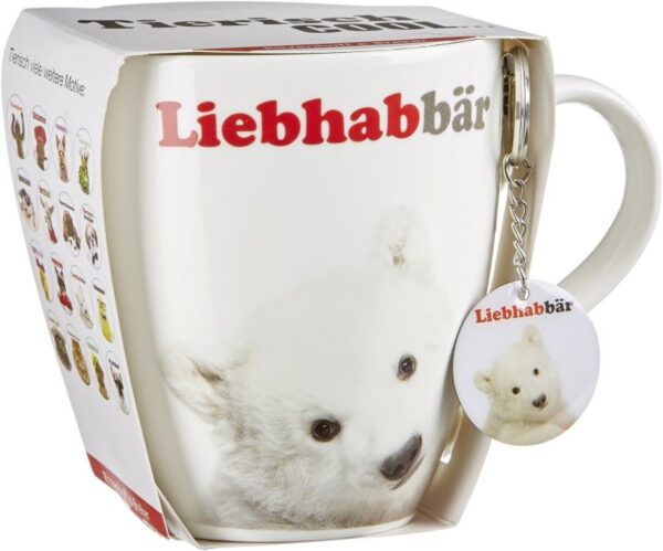 Ritzenhoff Eis-Bär-Tasse Kaffee-Becher Tee-Tasse Jumbo-Becher 600ml Weiss NEU