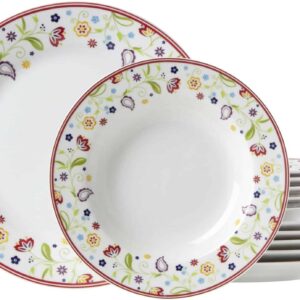 Ritzenhoff Porzellan Tafelservice Kombiservice Serie Doppio Shanti 12-tlg. NEU