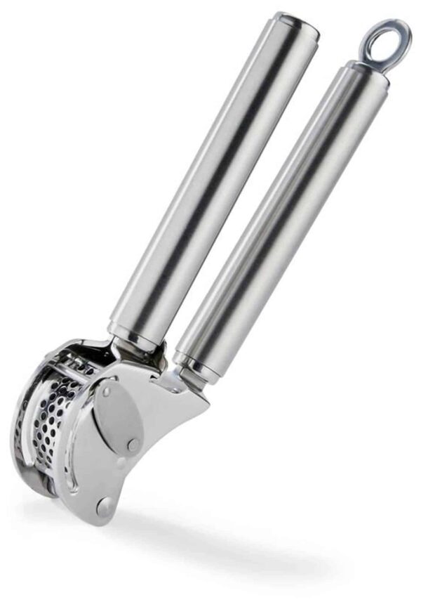 Rösle Gastro Knoblauch-Presse mit Abstreifer aus Edelstahl 20cm NEU