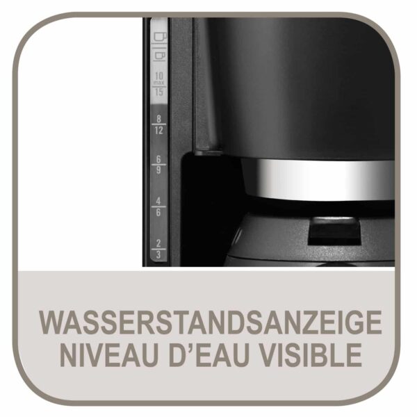 Rowenta Filter-Kaffeemaschine mit Thermoskanne 4h 12 Tassen Milano Schwarz NEU – Bild 7