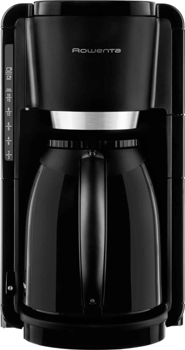 Rowenta Filter-Kaffeemaschine mit Thermokanne 4h 12 Tassen Schwarz NEU – Bild 3