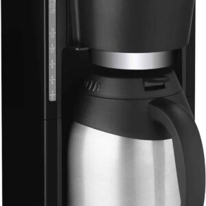 Rowenta Filter-Kaffeemaschine mit Thermoskanne 4h 12 Tassen Milano Schwarz NEU