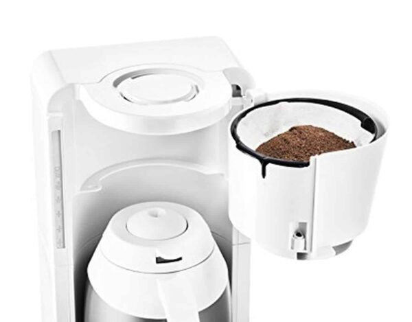 Rowenta Filter-Kaffeemaschine mit Thermoskanne 4h 12 Tassen Milano Weiss NEU – Bild 4