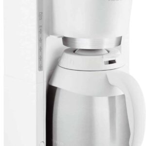 Rowenta Filter-Kaffeemaschine mit Thermoskanne 4h 12 Tassen Milano Weiss NEU