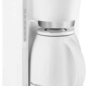 Rowenta Filter-Kaffeemaschine mit Thermoskanne 4h 12 Tassen Weiss NEU