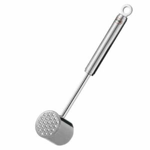 Rösle Fleischklopfer Fleischplattierer Fleischhammer Edelstahl 28cm NEU