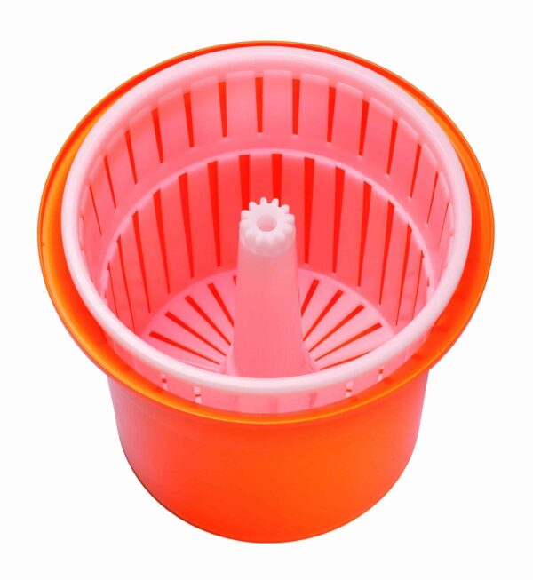 Bartscher Salat-Schleuder Gemüse-Schleuder 12 Liter Orange NEU – Bild 4