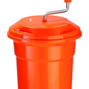 Bartscher Salat-Schleuder Gemüse-Schleuder 12 Liter Orange NEU