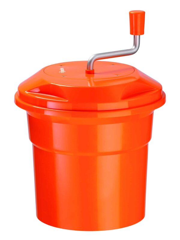 Bartscher Salat-Schleuder Gemüse-Schleuder 12 Liter Orange NEU