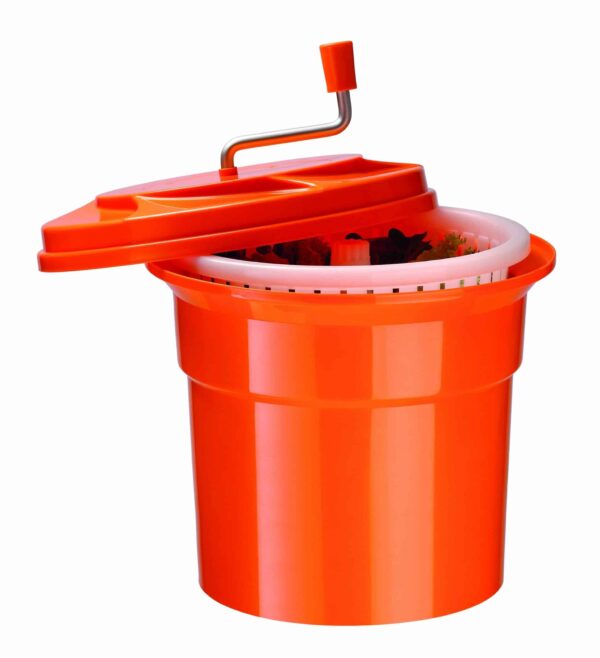 Bartscher Salat-Schleuder Gemüse-Schleuder 25 Liter Orange NEU – Bild 4