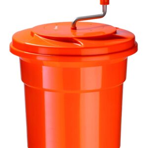 Bartscher Salat-Schleuder Gemüse-Schleuder 25 Liter Orange NEU