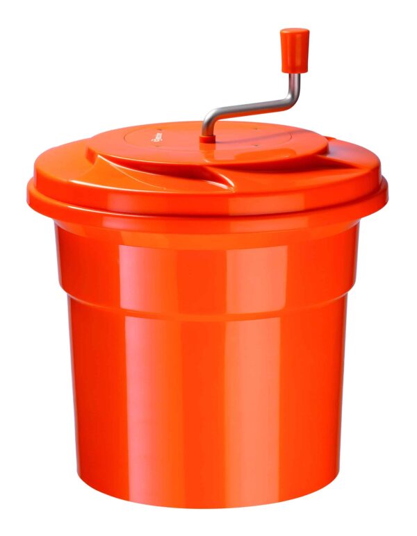 Bartscher Salat-Schleuder Gemüse-Schleuder 25 Liter Orange NEU
