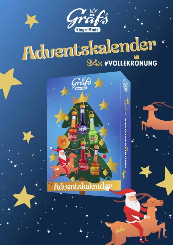 Adventskalender Weihnachtskalender 24x 20ml 12 Sorten Merry Graefs Mas 2024 NEU – Bild 2