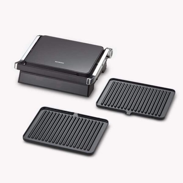 Severin Digital Kontakt-Grill SEVINI COMFORT KG 2399 Schwarz NEU – Bild 5
