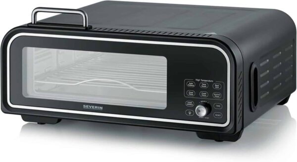 Severin Pizzaofen Backofen SERICO Digital 40 - 400°C 230V 230V Schwarz NEU – Bild 2
