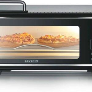 Severin Pizzaofen Backofen SERICO Digital 40 - 400°C 230V 230V Schwarz NEU