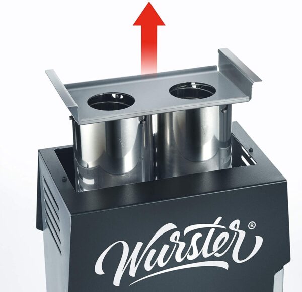 Severin Wurster Bratwurst Grill Wurst Würstchen Würste Hot Dog Maker Edelstahl – Bild 3
