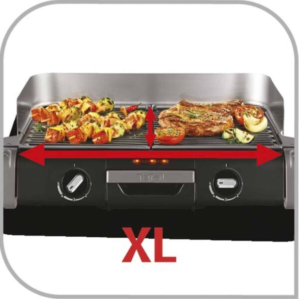 Tefal BBQ Tischgrill Grillplatte Elektro-Grill Kontakt-Grill 2400 Watt NEU – Bild 3