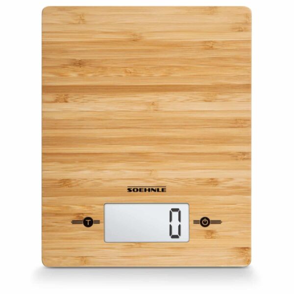Soehnle Digital-Küchen-Waage Bamboo bis 5-Kg Natur-Holz-Braun NEU – Bild 3