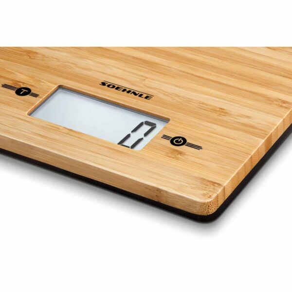 Soehnle Digital-Küchen-Waage Bamboo bis 5-Kg Natur-Holz-Braun NEU – Bild 4